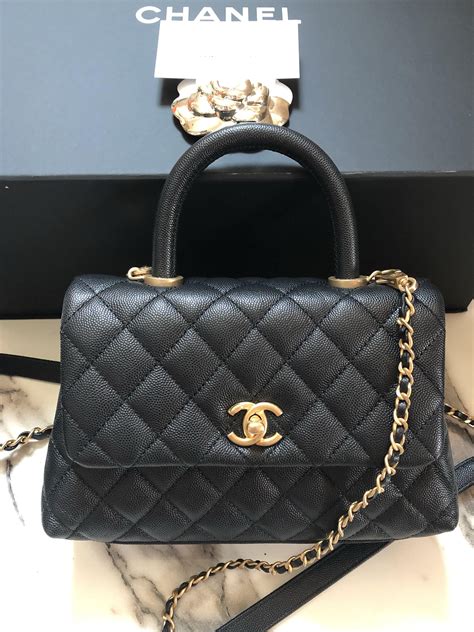 chanel extra mini coco handle|chanel coco top handle small.